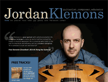 Tablet Screenshot of jordanklemons.com